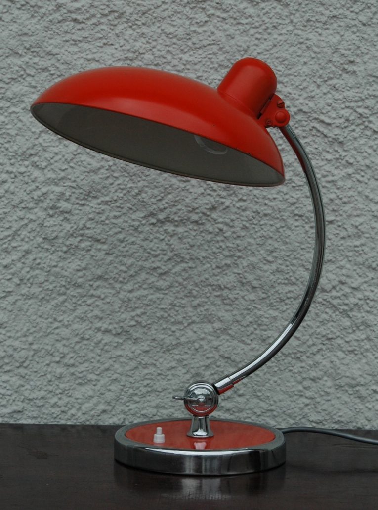 Kaiser Idell Prasident Mod 6631 In Orange Lampe Catheuer Raritaeten De