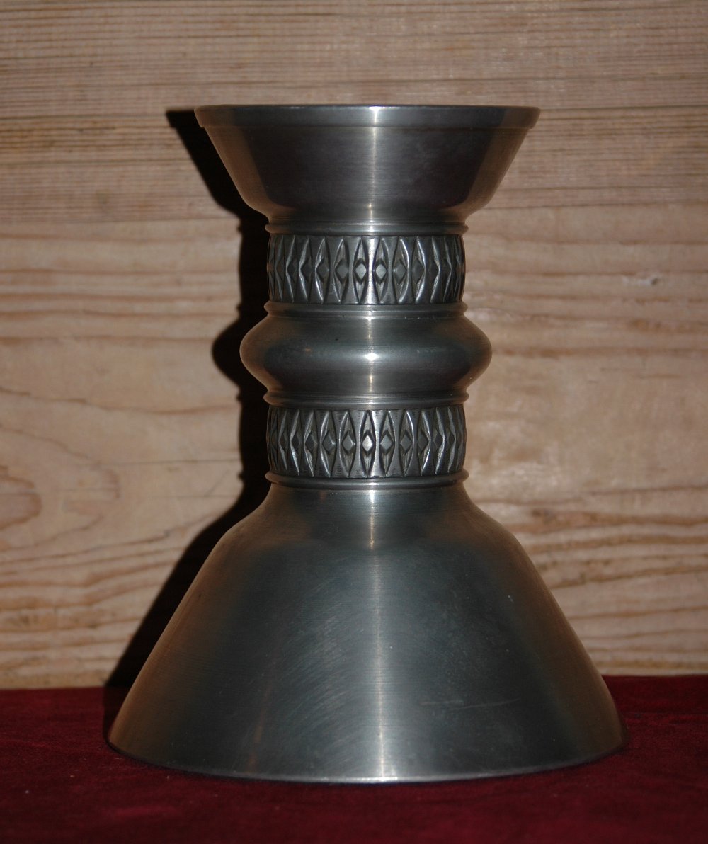 Mid Century Måstad Pewter Norway Zinn Kerzenhalter John