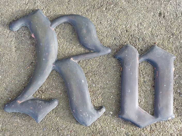 Rathaus antike Kupfer Buchstaben_catheuer-rariateten_2