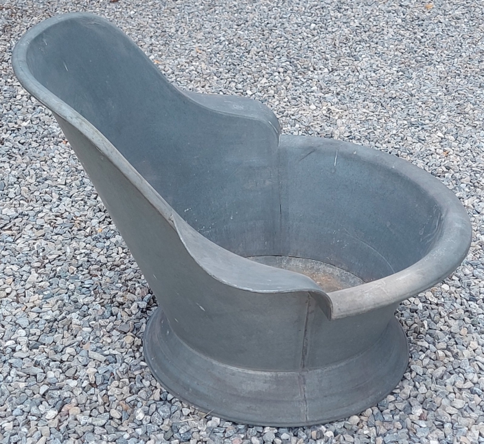 antike Zink Sitzbadewanne mit Armlehnen_catheuer-raritaeten_5